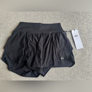 ALO Yoga Black Gold Medal Shorts